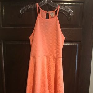 Coral dress